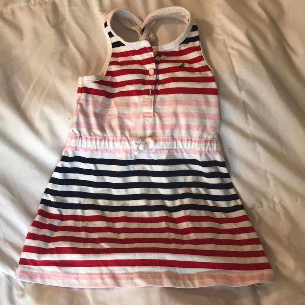 12 MO Nautica girls summer dress